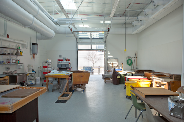 View of the Papermaking facility at the University of Wisconsin-Madison